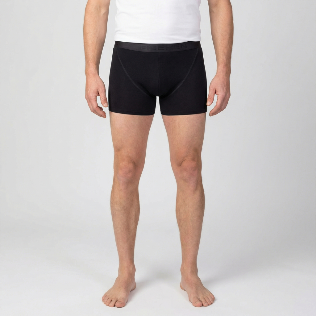 Beeren Heren Boxershort Young Zwart Mega Voordeelpack - gedragen