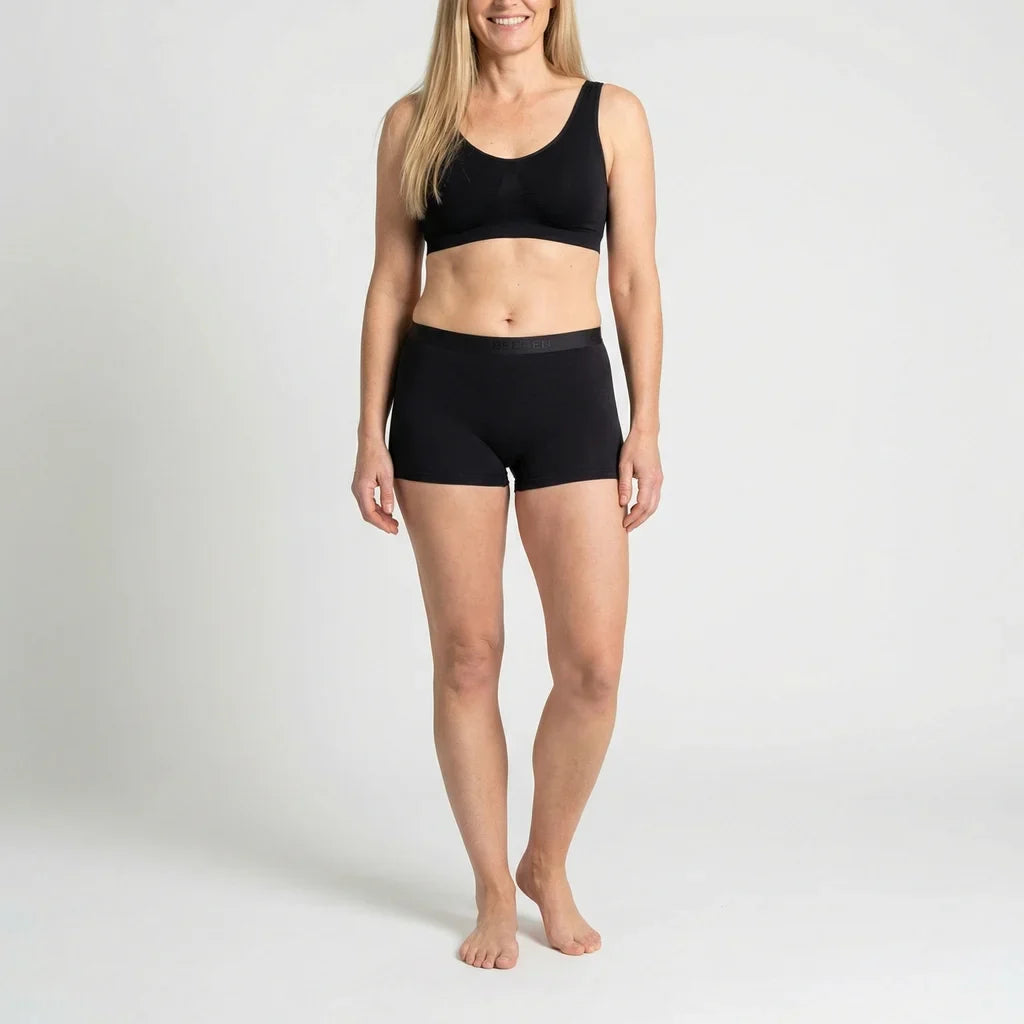 Beeren Dames Boxer Young Zwart 2-Pack - gedragen