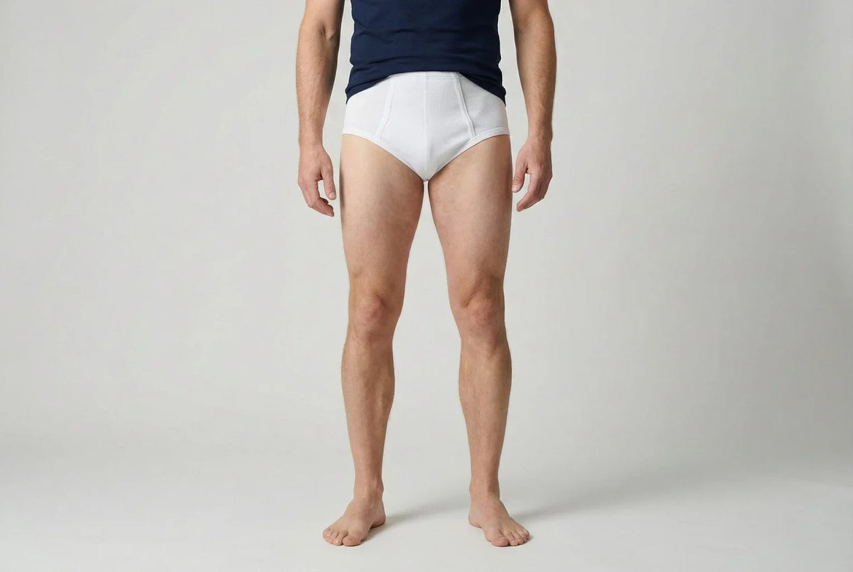 Beeren Heren Tailleslip Startex Wit Mega Voordeelpack - gedragen