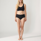Beeren Dames Invisible Slip zwart 2-Pack - gedragen