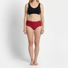 Beeren Dames Invisible Slip rood Voordeelpack - gedragen