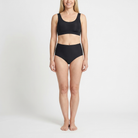 Beeren Dames Invisible Maxi Slip Zwart 2-Pack - gedragen