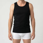 Beeren Heren Singlet Comfort Feeling Zwart Mega voordeelpack - gedragen