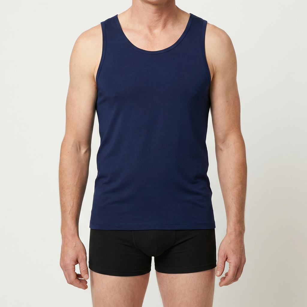 Beeren Heren Singlet Green Comfort Marine Mega Voordeelpack - gedragen