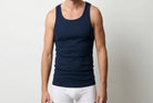 Beeren Heren Singlet M3000 Donkerblauw Mega voordeelpack - gedragen