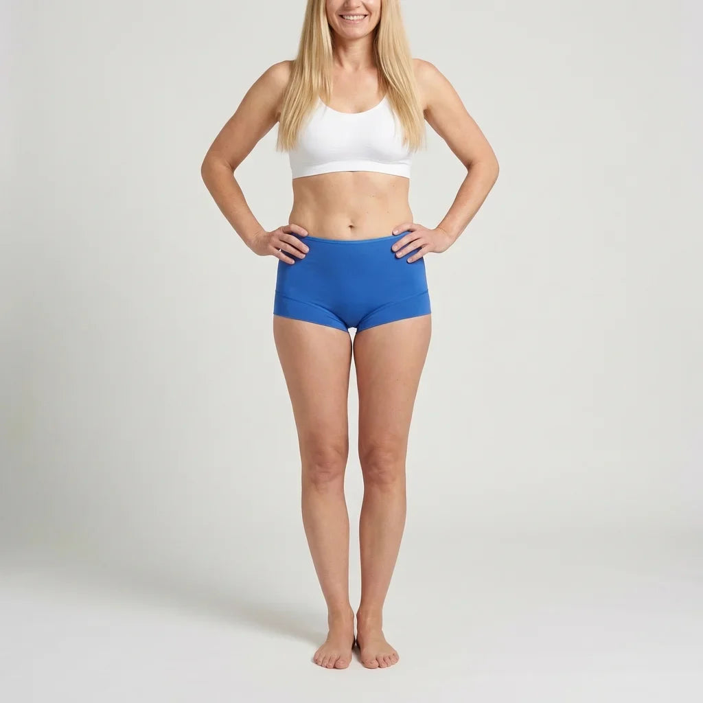 Beeren Dames Short Elegance Blauw voordeelpack - gedragen