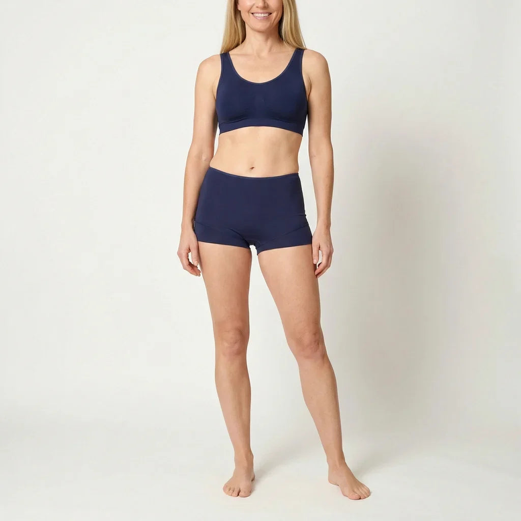 Beeren Dames Short Elegance Donkerblauw voordeelpack - gedragen