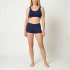 Beeren Dames Short Elegance Donkerblauw 2-Pack - gedragen