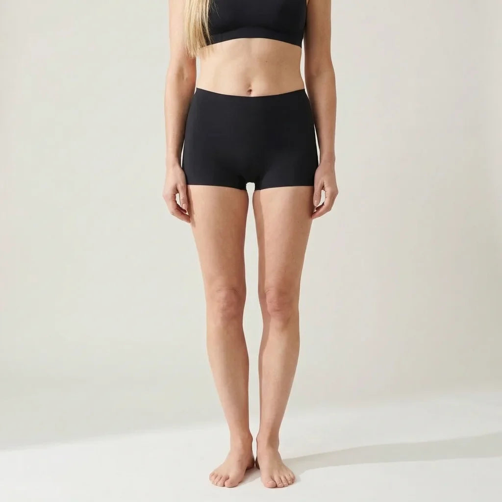 Beeren Dames Short Invisible Zwart Mega voordeelpack - gedragen