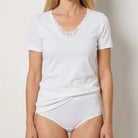 Beeren Dames T-Shirt Beatrix Wit Mega voordeelpack - gedragen