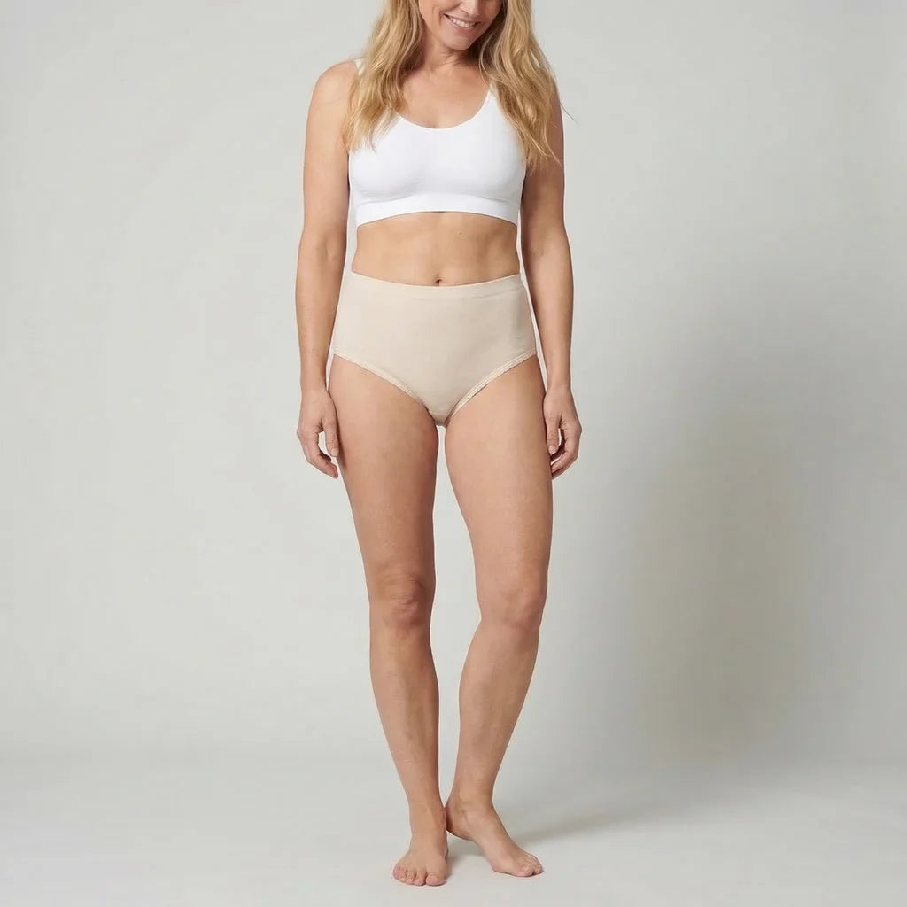 Beeren Dames Tailleslip Belinda Huidskleur 2-Pack - gedragen