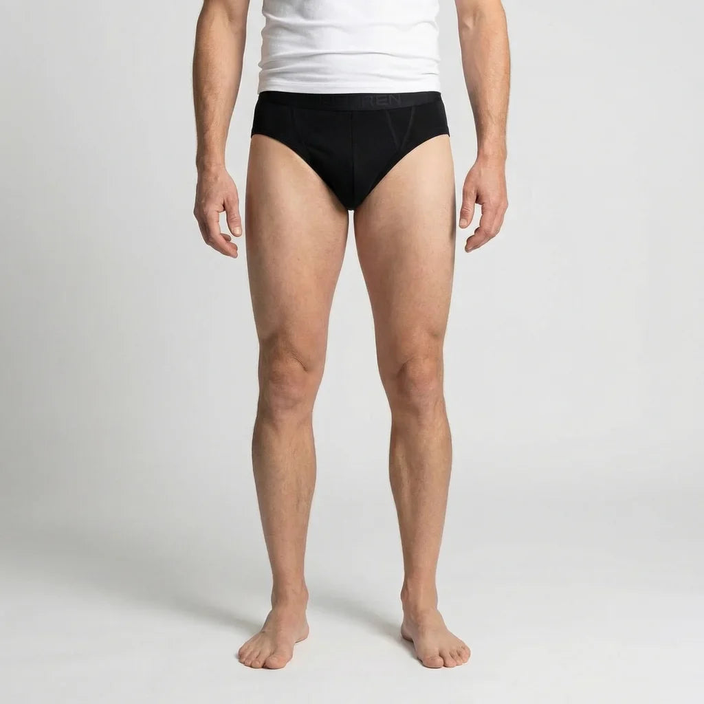Beeren Heren Sportslip Zonder Gulp Young Zwart 2-Pack - gedragen