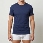 Beeren Heren T-Shirt M3000 Donkerblauw Mega voordeelpack - gedragen