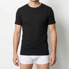 Beeren Heren T-Shirt M3000 Zwart voordeelpack - gedragen